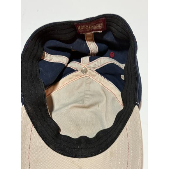 Hard Rock Guitar Company Orlando FL Hat Adult Fitted L/XL Blue Tan Baseball Cap - Picture 4 of 4